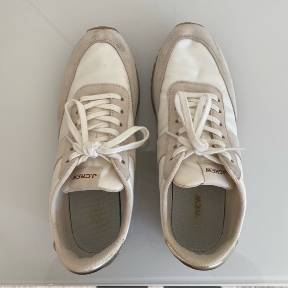 j crew trainers in metallic - Picture 3 of 6